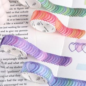 Alternative view of Rainbow Heart Washi Tape, Stickers