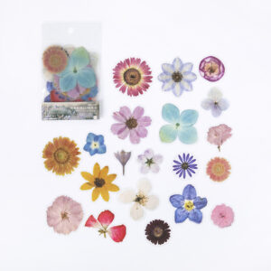 pressed flower sticker pack die cut