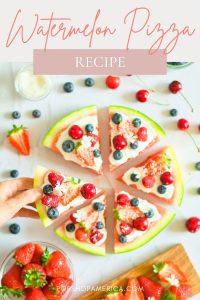 Watermelon Pizza Recipe Pop Shop America