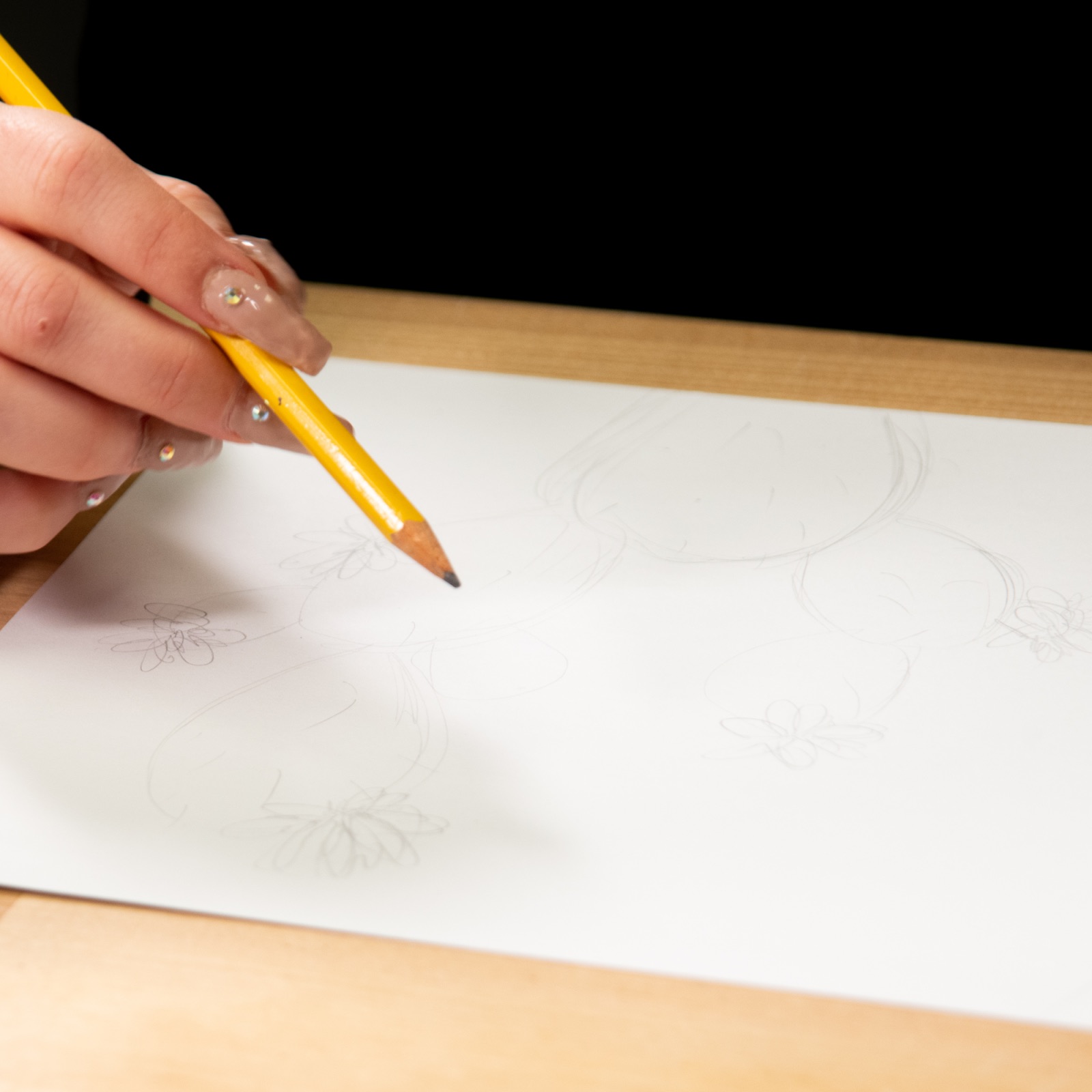 sketch a cactus before you paint it