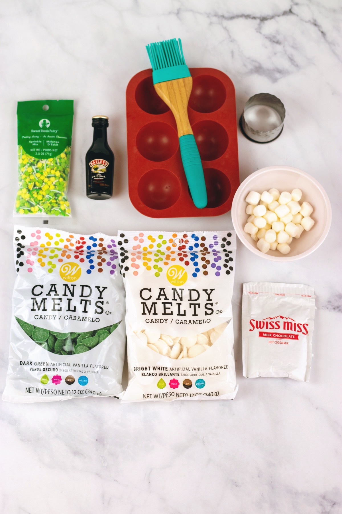 ingredients to make baileys hot chocolate bombs new