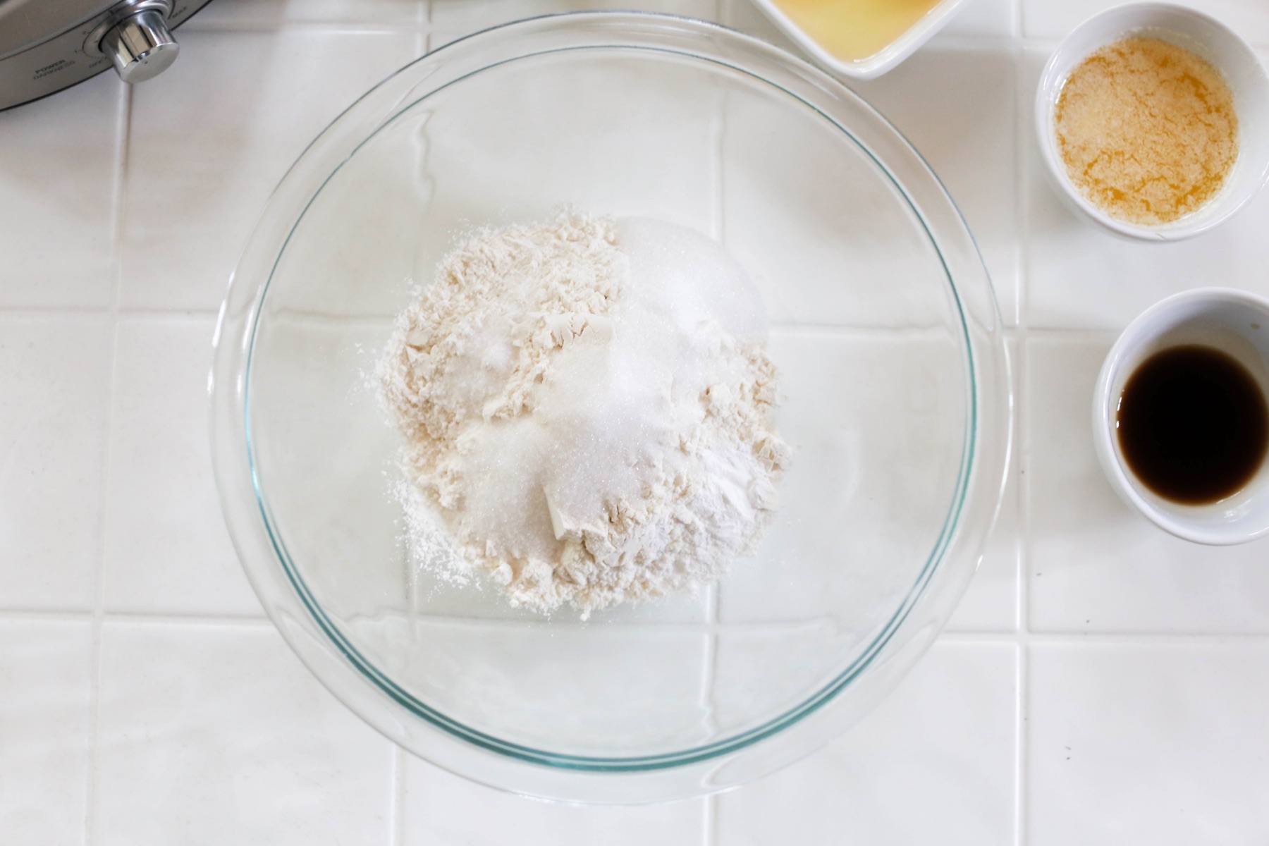 mix the waffle dry ingredients
