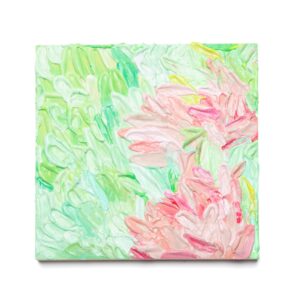 Textured Flower Painting Kit finished painting