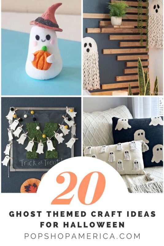 DIY Ghost Crafts for Halloween Pop Shop America
