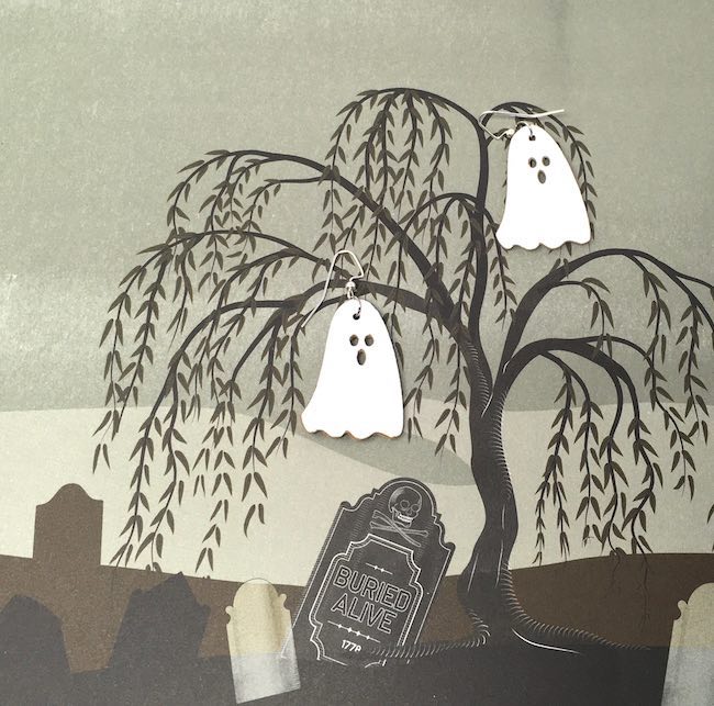 Ghost Earrings DIY Craft