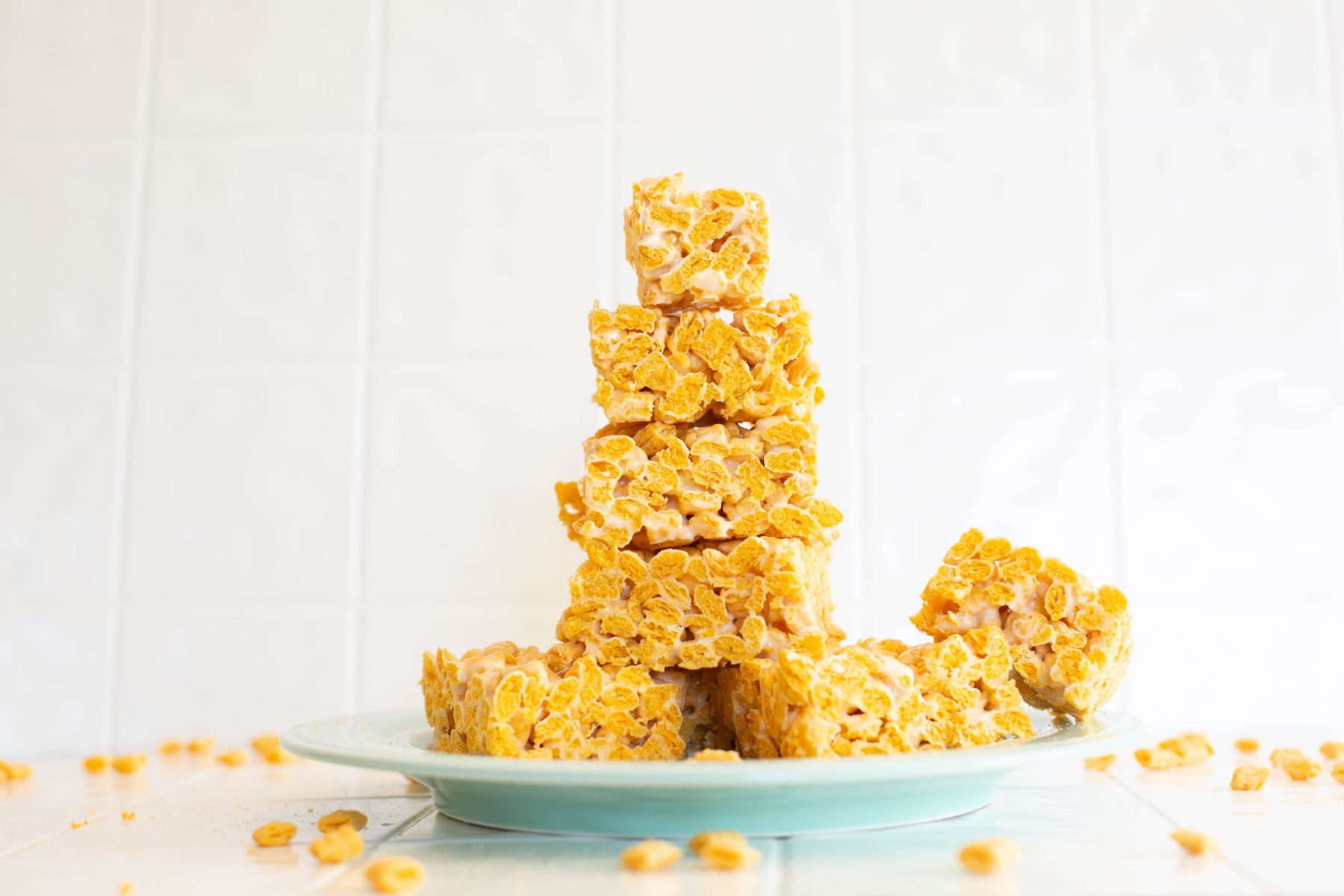 tower of cap'n crunch marshmallow treats recipe