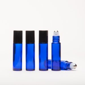 blue glass roller ball bottles pop shop america