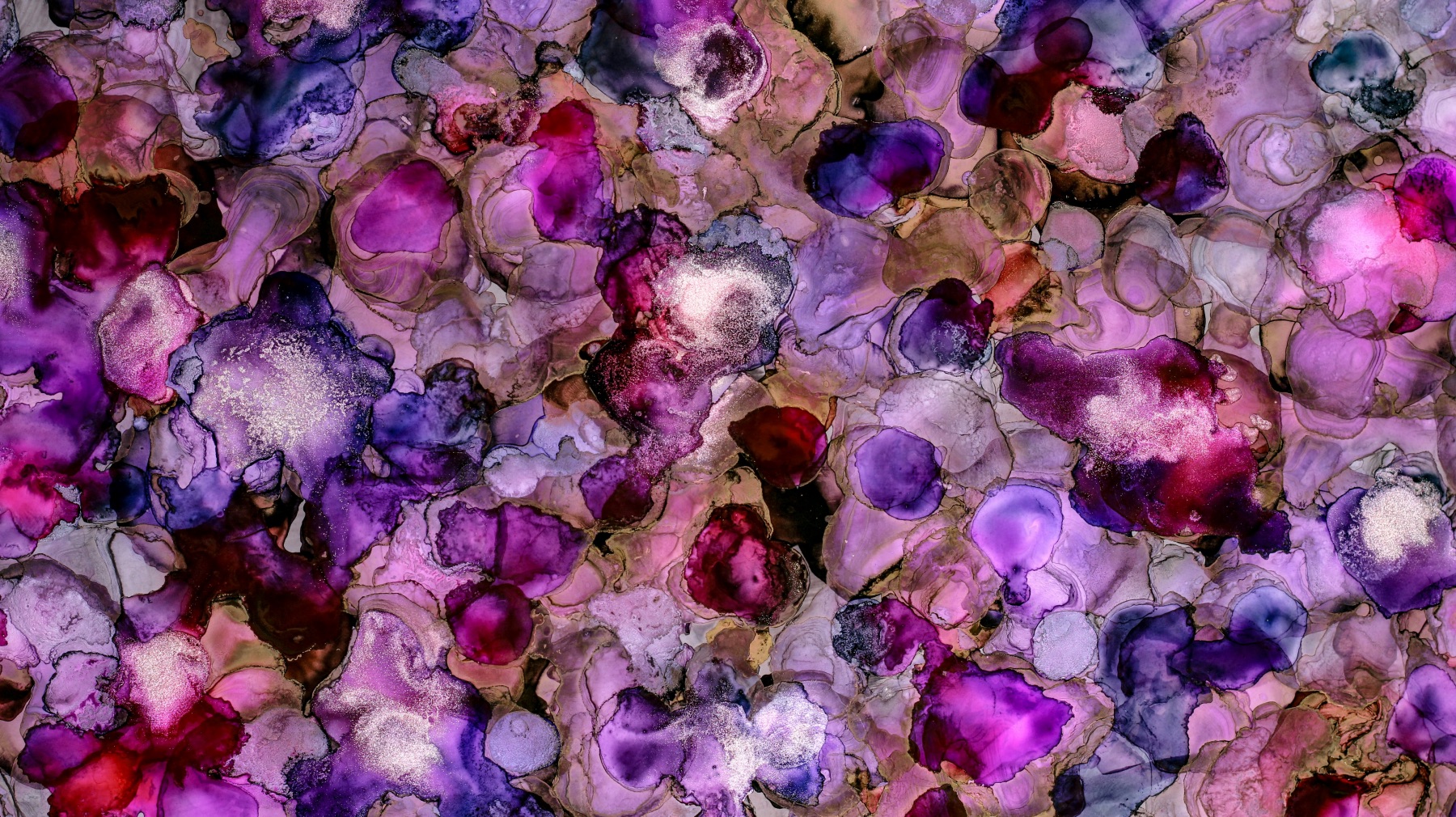 finished alcohol ink artwork pop shop america