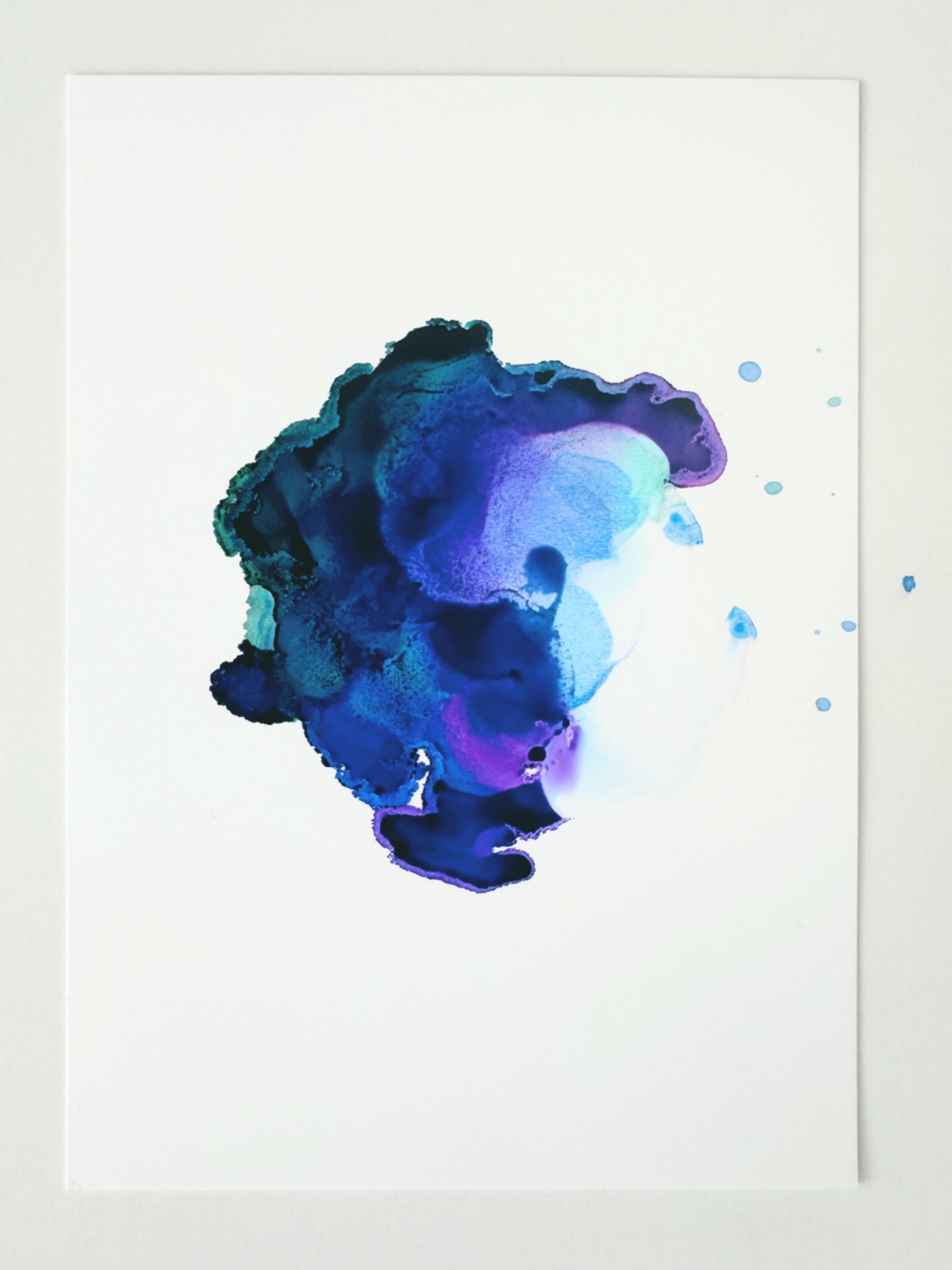 finished alcohol ink paintings art tutorial