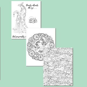 Alternative view of Japan Adult Coloring Book