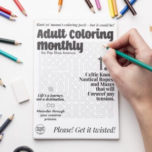 knots and ropes adult coloring book pop shop america