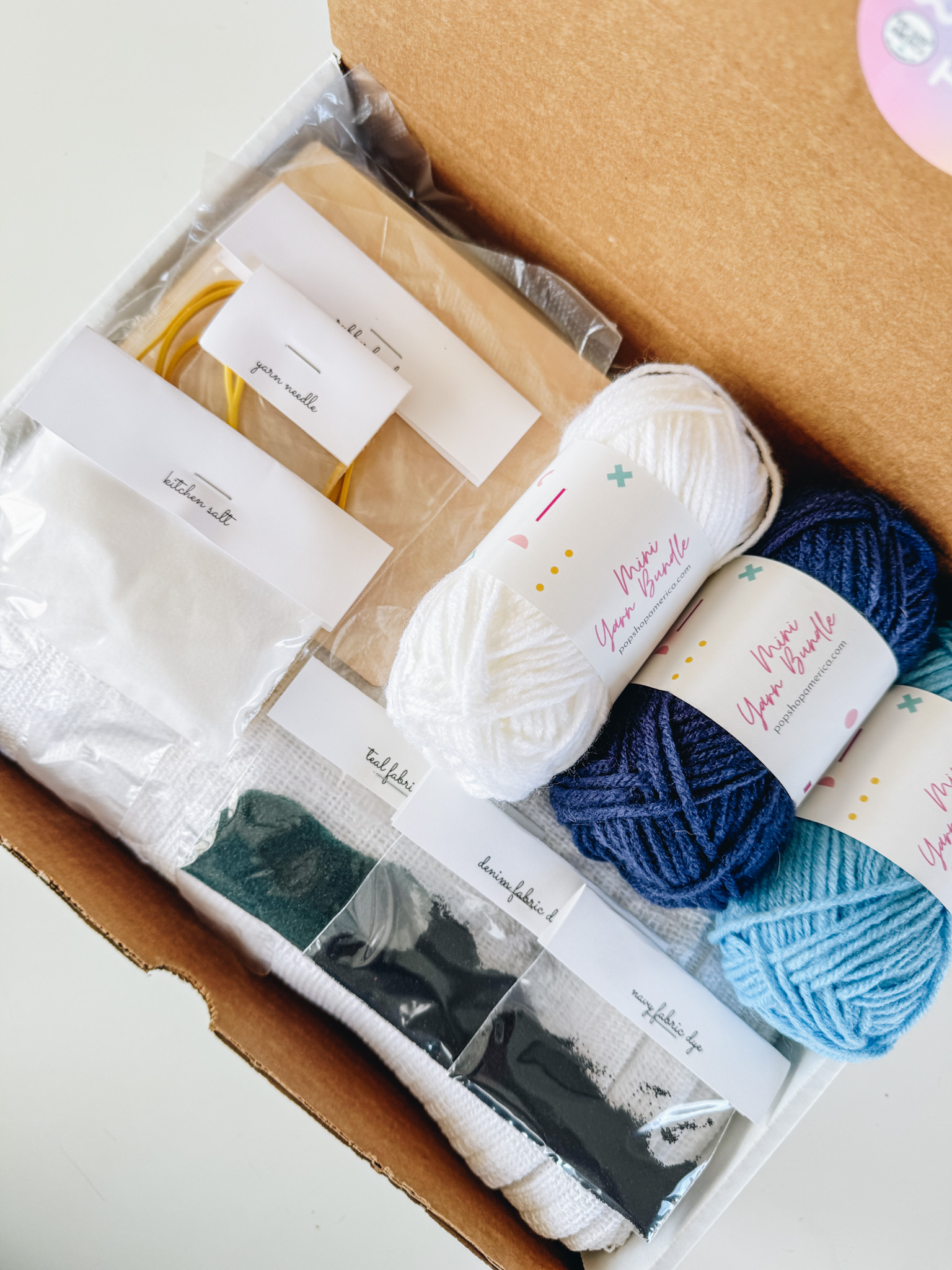 supplies to make a snow dyed blanket