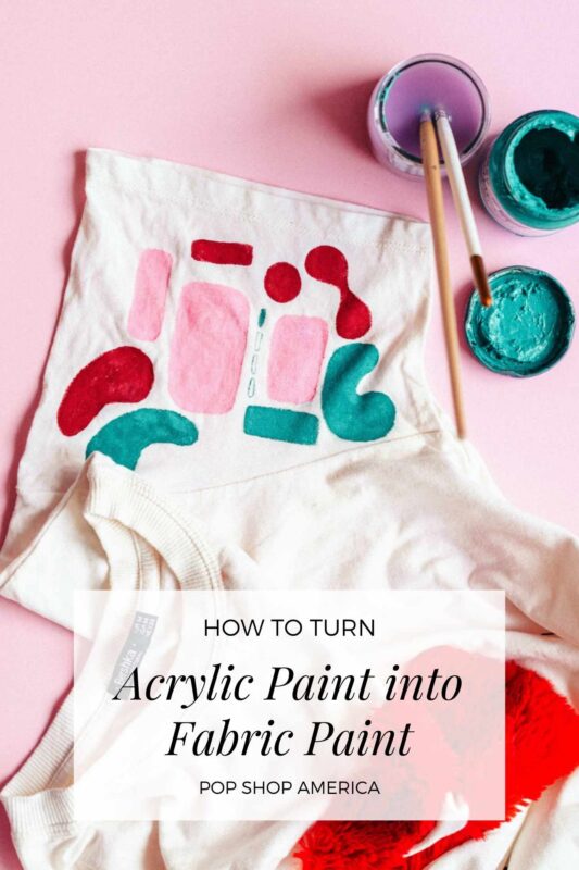 feature how to turn acrylic paint into fabric paint pop shop america diy