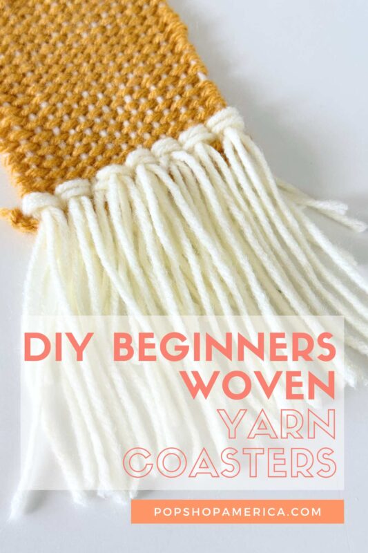 DIY Beginners Woven Coasters Pop Shop America