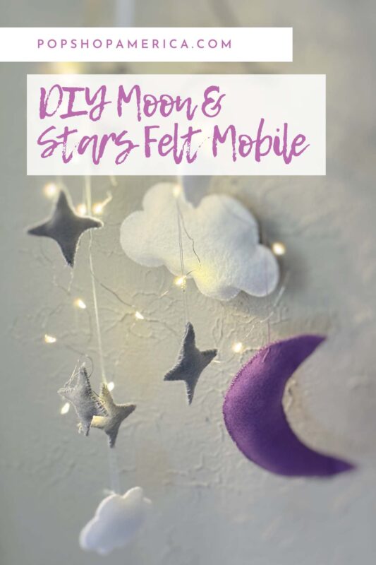 Featured Moon & Stars Felt Mobile Craft Tutorial