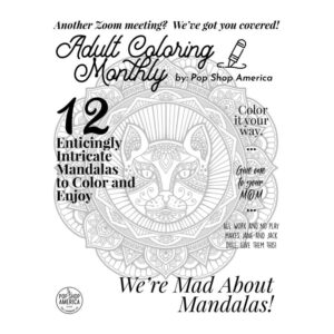 Alternative view of Mandalas Adult Coloring Book