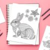 Pets Parade Adult Coloring Book