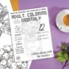 Country Doodle Adult Coloring Book