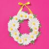 DIY Kit, Paper Daisy Wreath Making Kit