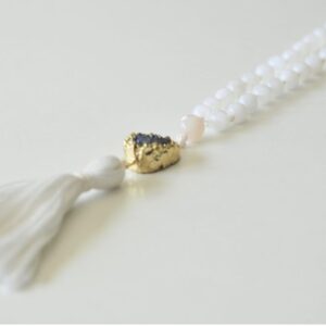 Alternative view of DIY Kit, Moonstone Mala Necklace, Jewelry Supply Kit