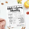 Fall in Love with Fall Adult Coloring Book