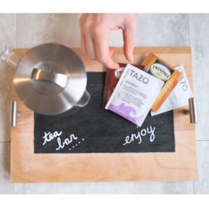 DIY Kit, Chalkboard Painted Serving Tray Craft Supply Kit