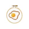 DIY Kit, Fried Egg Cross Stitch Kit
