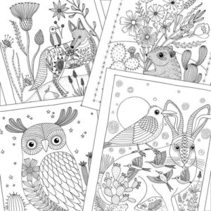 Alternative view of Coloring Book, Desert Dreams