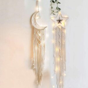 DIY Kit, Moon Macrame Wall Hanging Craft Kit