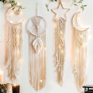 Alternative view of DIY Kit, Moon Macrame Wall Hanging Craft Kit