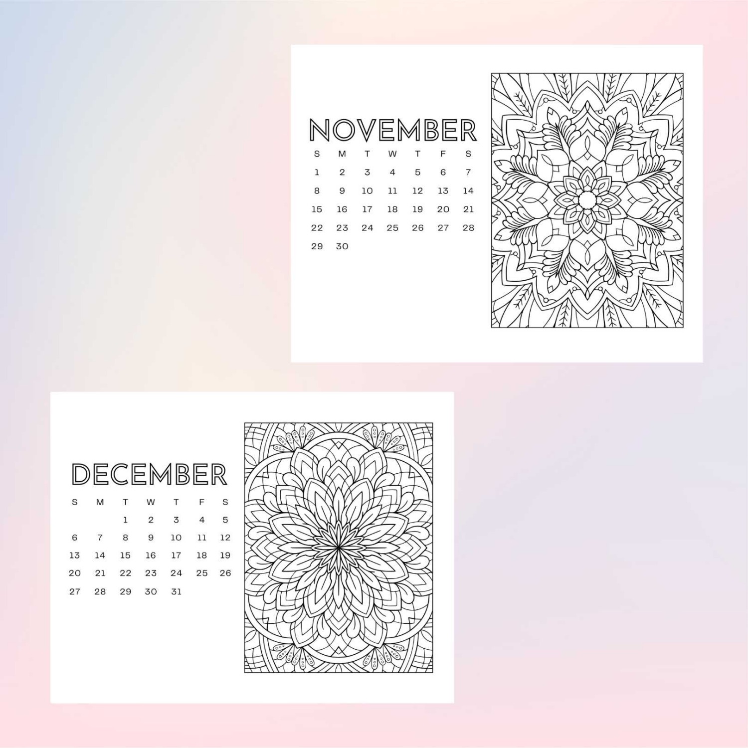preview-of-adult-coloring-calendar-2026