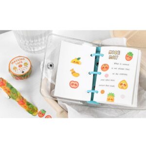 Alternative view of Smiling Kawaii Fruit Washi Tape Stickers