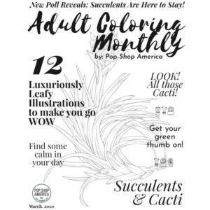 Alternative view of Succulents Adult Coloring Book