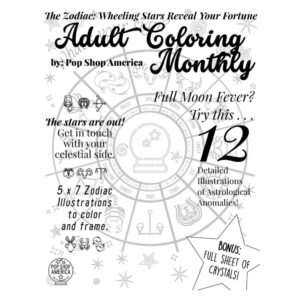 Alternative view of Zodiac Astrology Adult Coloring Book